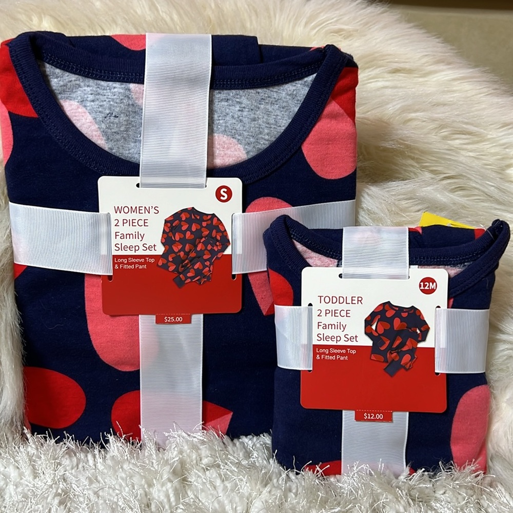 Mom and Me Valentine’s Day Pajama Sets